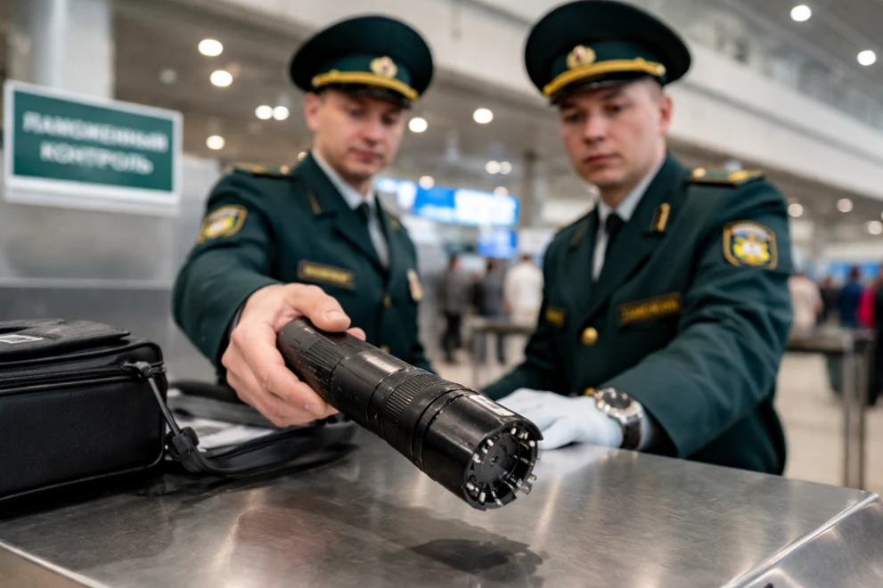 В Новосибирске у пассажира изъяли электрошокер перед вылетом