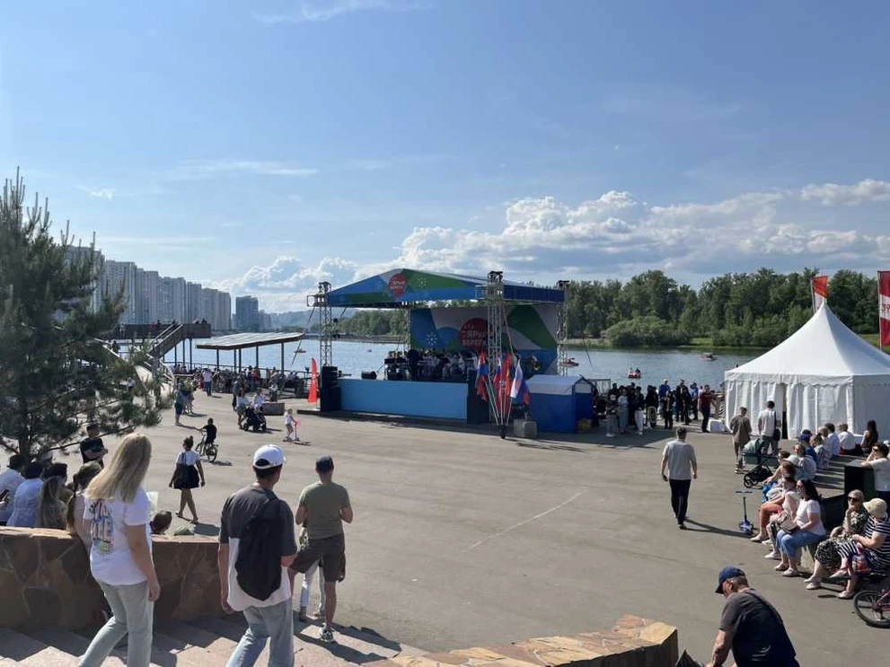На выходных в Красноярске состоялся проект «ЯРкие БЕРЕГА»