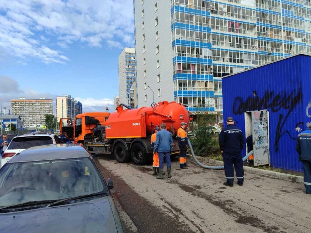 В Красноярске продолжают ликвидировать последствия сильных дождей