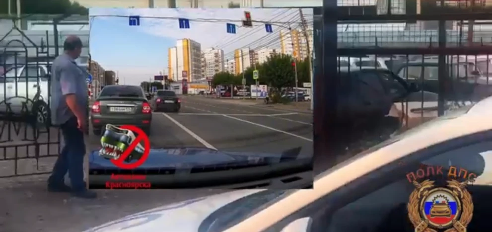 В Красноярске задержали 18-летнего водителя без прав после видео в соцсетях