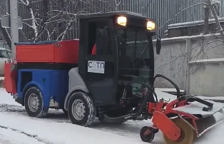 В новогодние дни в Красноярске запланированы работы по уборке и вывозу снега
