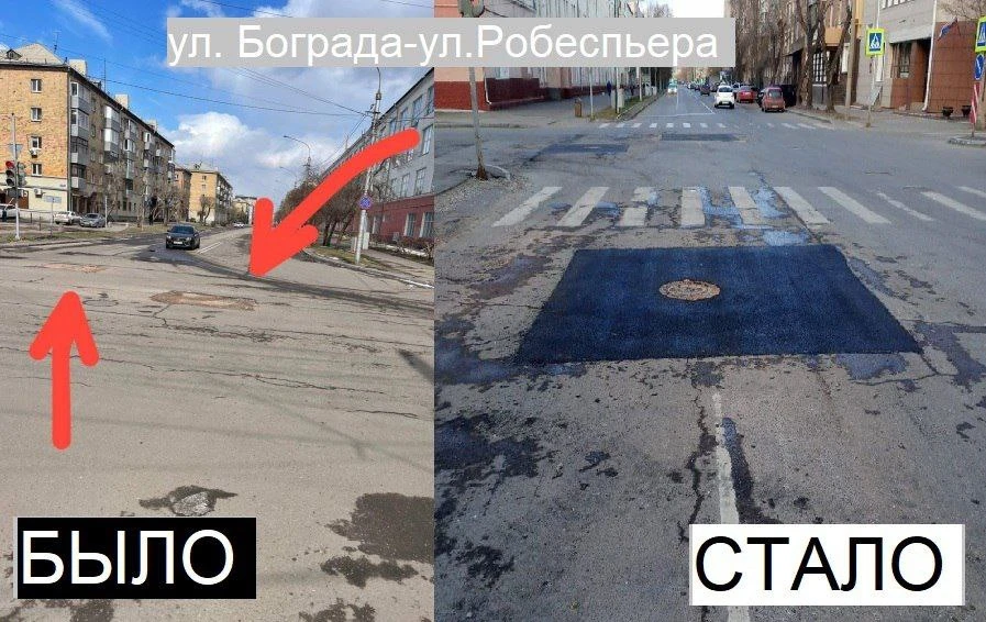 В Красноярске после ремонтов трубопроводов за неделю восстановили 18 дорог