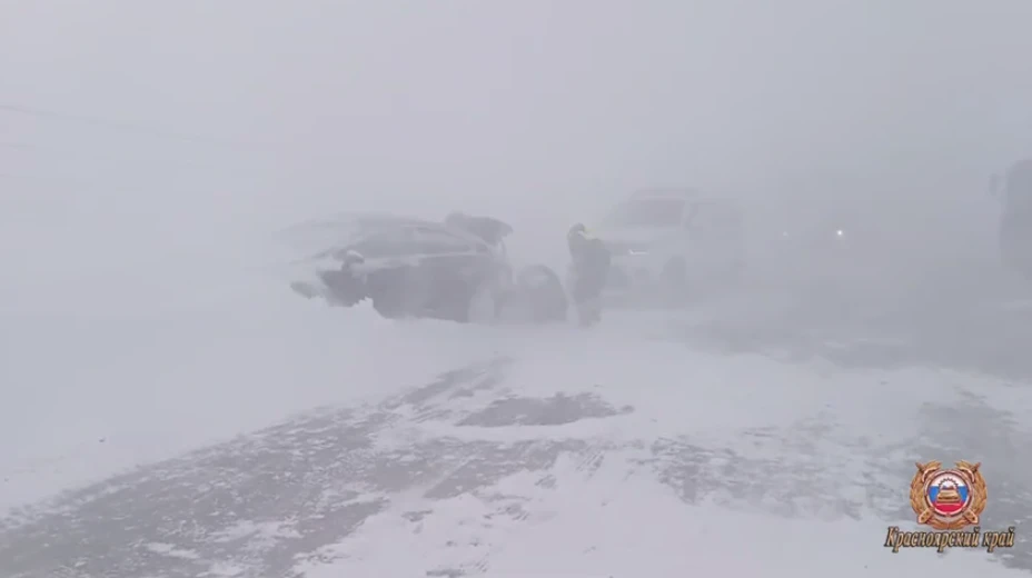 На севере Красноярского края произошло ДТП с участием 5 автомобилей