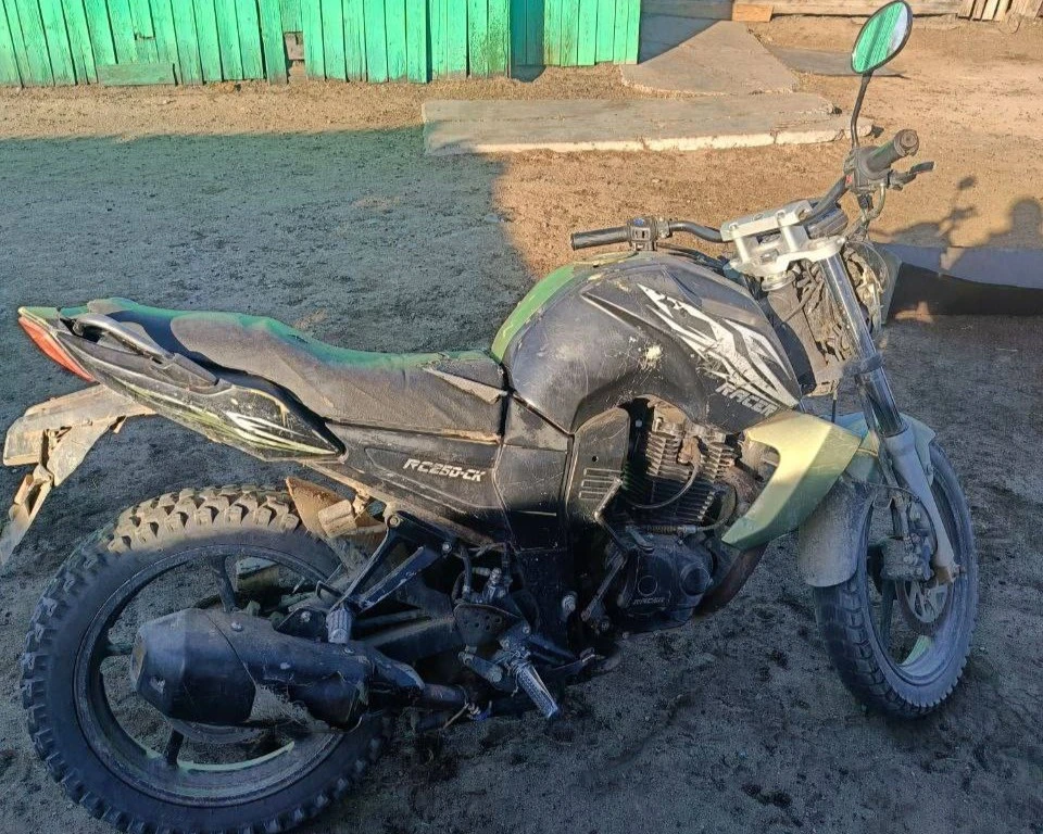 В Туве 15-летний подросток на мотоцикле попал в ДТП