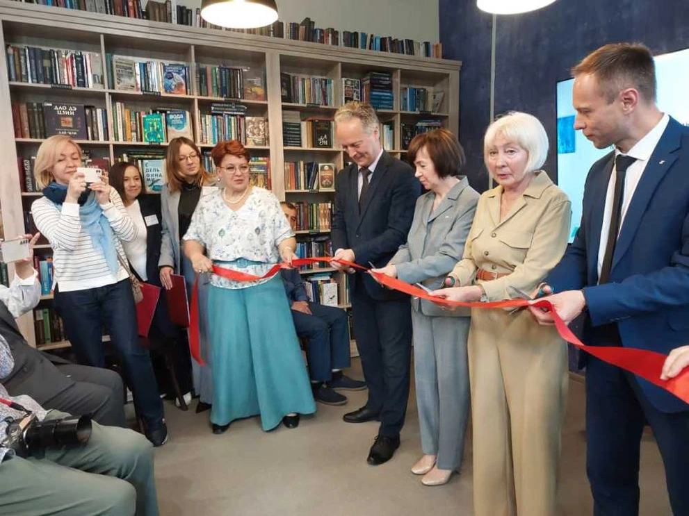 В Новосибирске открыли обновленную библиотеку им. Н.А. Некрасова 