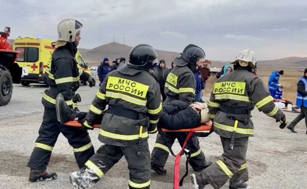 Учения на трассе Р-257: службы Хакасии отработали ликвидацию последствий ДТП