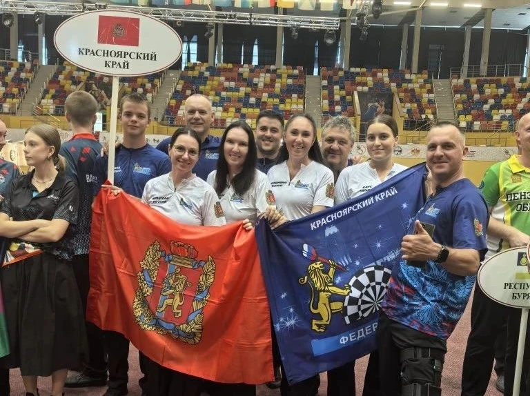 Красноярские дартсмены впервые взяли медаль командного чемпионата России