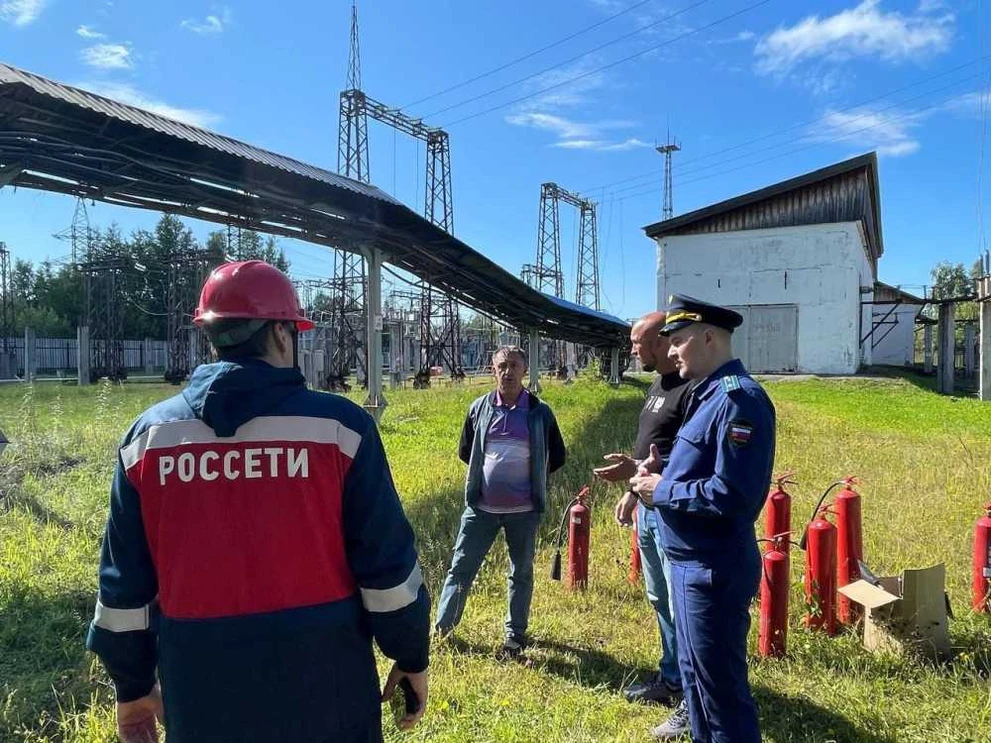 В Томской области город ночью остался без света