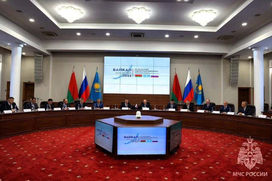 В Иркутске состоялось 12-е заседание Совместной коллегии МЧС России, Беларуси и Казахстана