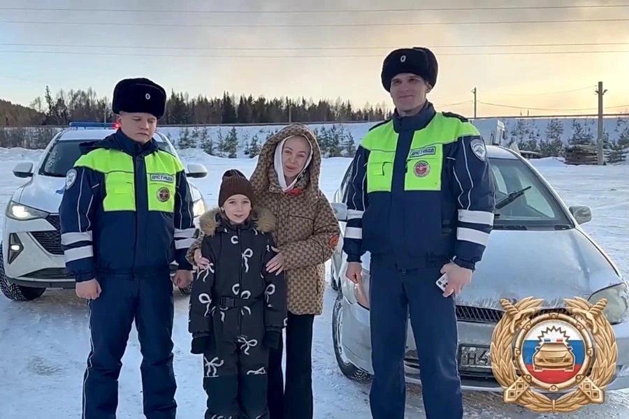 В Иркутской области полиция пришла на помощь потерпевшим аварию