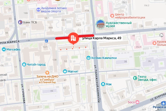В центре Красноярска ограничат движение из-за ремонта теплосети