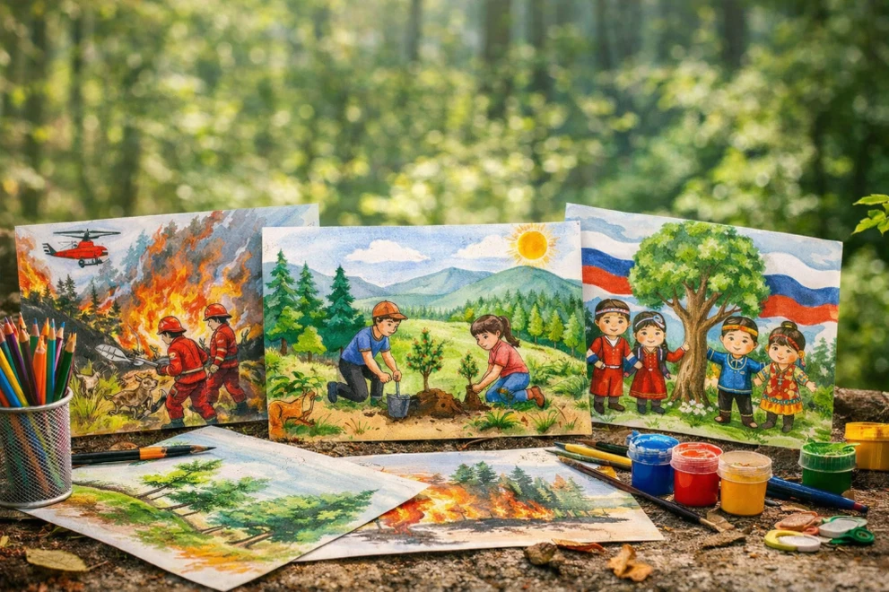 В Хакасии стартует детский конкурс рисунков «Лес, живи!»