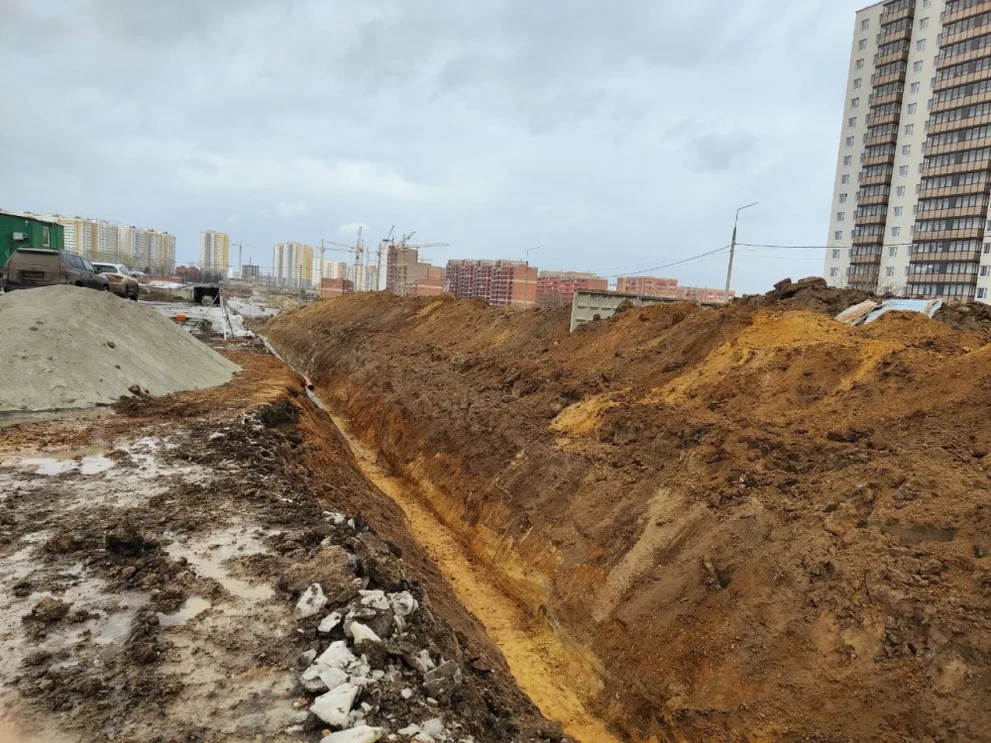 В Красноярске для дублёра Енисейского тракта начали строить ливневую канализацию