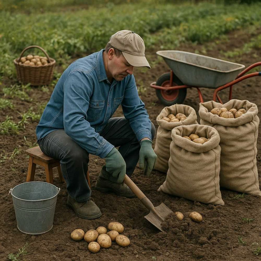 Красноярцам рассказали, как сохранить здоровье при сборе урожая картофеля  