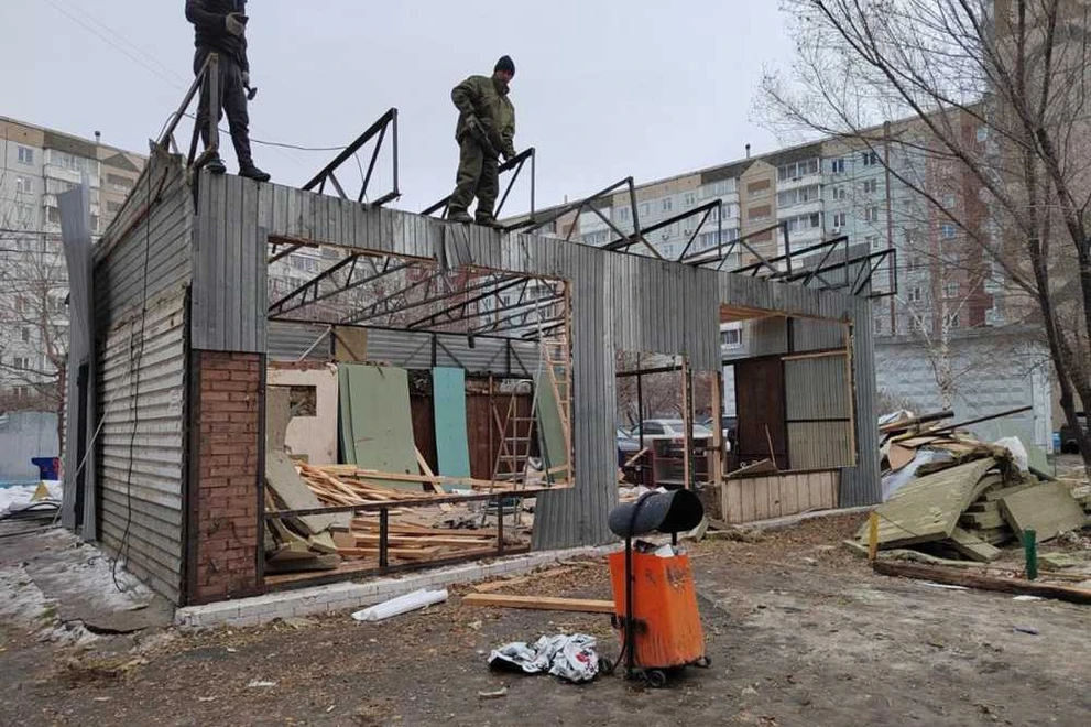 Свыше тысячи нелегальных сооружений было демонтировано в прошлом году в Красноярске