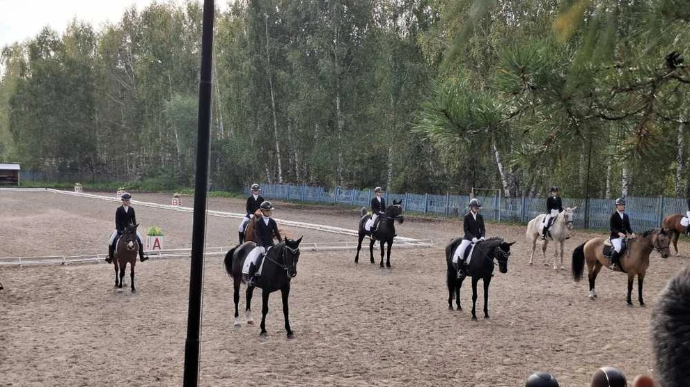 В Новосибирске построили новый манеж для конного спорта 
