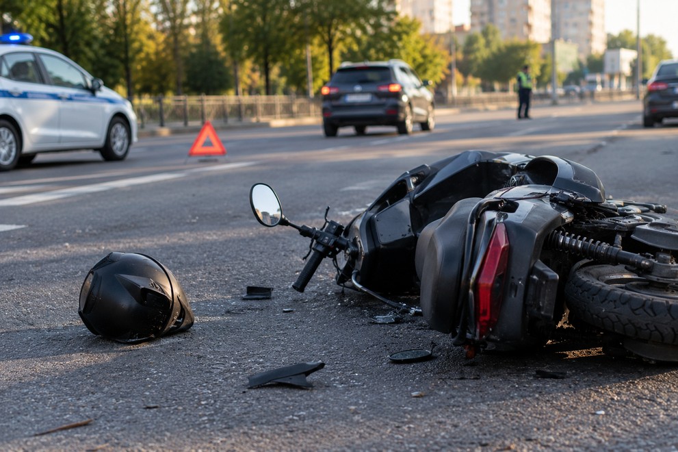 В Иркутской области 16-летний водитель электромопеда попал в ДТП с пассажиром