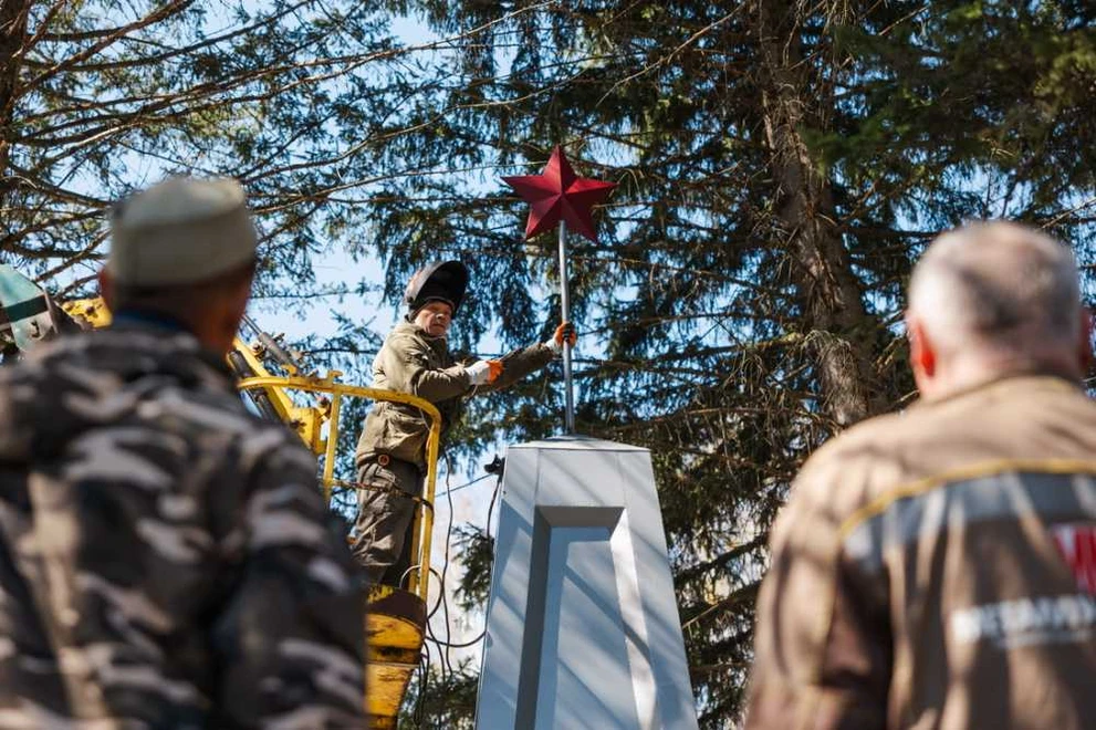 На Алтае в Манжероке откроют обновлённый памятник воинам Великой Отечественной 