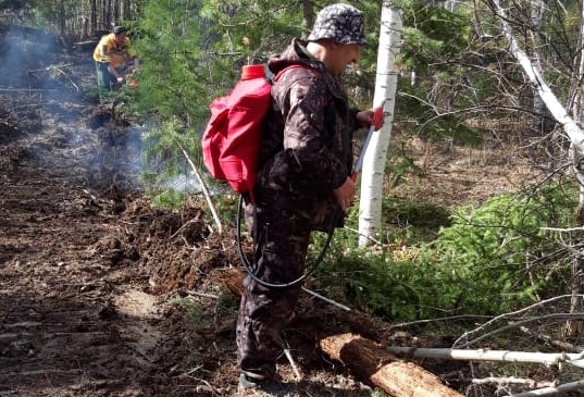 8 лесных пожаров потушили 27 мая в Приангарье