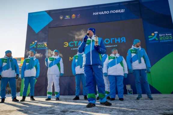 Кемерово получил капсулу с огнём спортивных игр «Дети Азии»