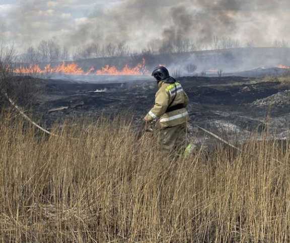 В Туве потушено 7 ландшафтных пожаров 