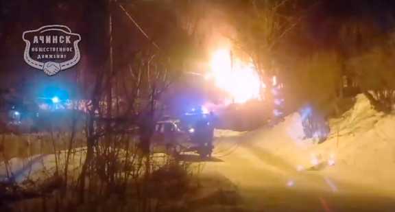 В Ачинске в пожаре погиб человек