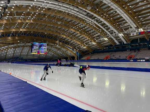 Впервые в ледовом дворце «Кузбасс» состоялся традиционный турнир по конькобежному спорту 