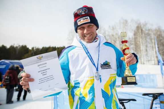 Кемеровчанин стал серебряным призёром чемпионата России по зимнему триатлону