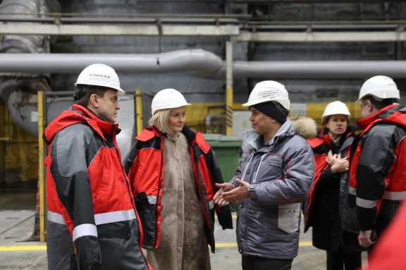Вице-премьер правительства РФ Виктория Абрамченко оценила экологическую модернизацию КрАЗа