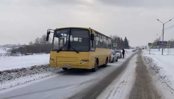 В Иркутской области пешехода сбил автобус