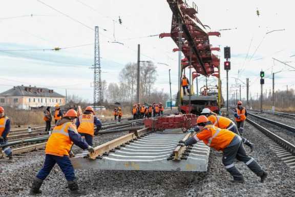 Более 150 км пути обновила Красноярская железная дорога на Транссибе в 2022 году