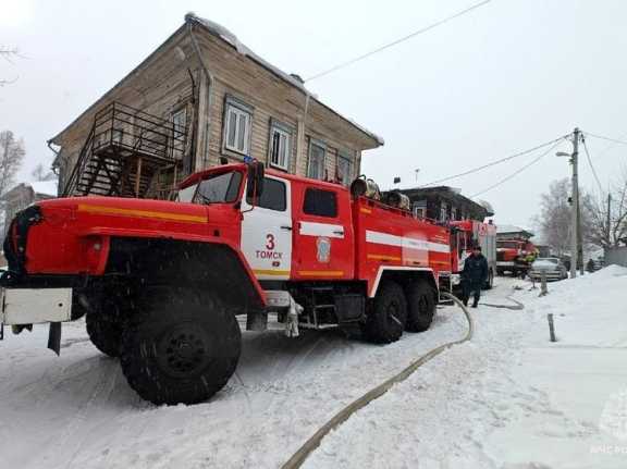 В Томске за сутки потушили 5 пожаров