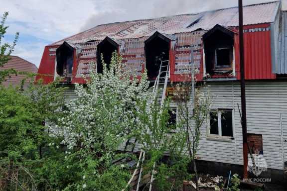 В Горно-Алтайске в результате пожара погиб человек