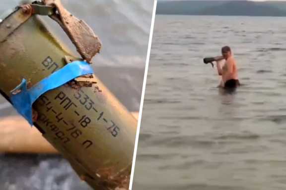 Дайвер из Иркутской области выловил гранатомет из водохранилища