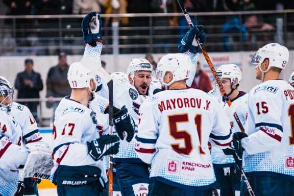 Красноярский «Сокол» вышел в лидеры в ⅛ плей-офф