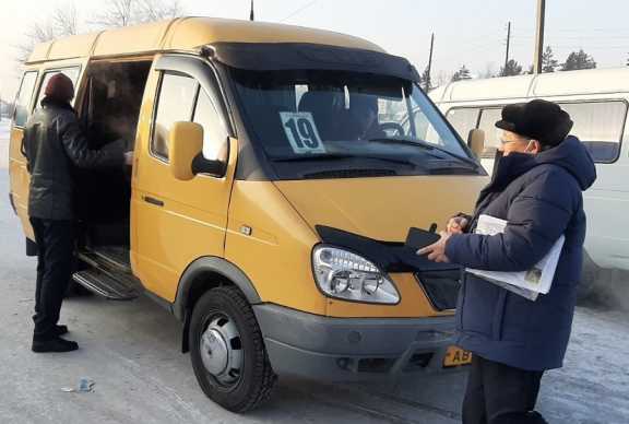 В Кызыле массово проверяют общественный транспорт