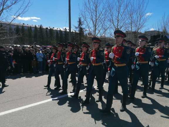 В Красноярске прошёл парад Победы