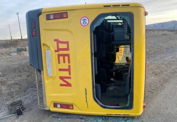 В Туве сообщили о состоянии пострадавших в автобусной аварии детей 