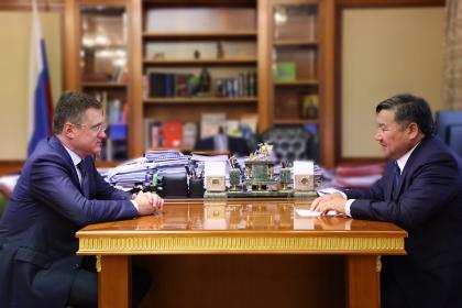Глава Тувы встретился с заместителем Председателя Правительства России 