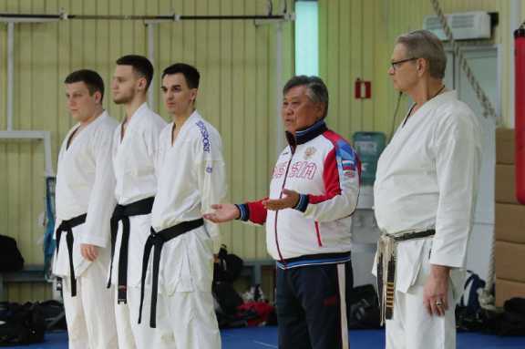 Глава Федерации каратэ Сергей Цой встретился с красноярскими спортсменами 