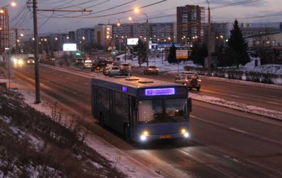 В автобусах Красноярска можно будет проехать бесплатно