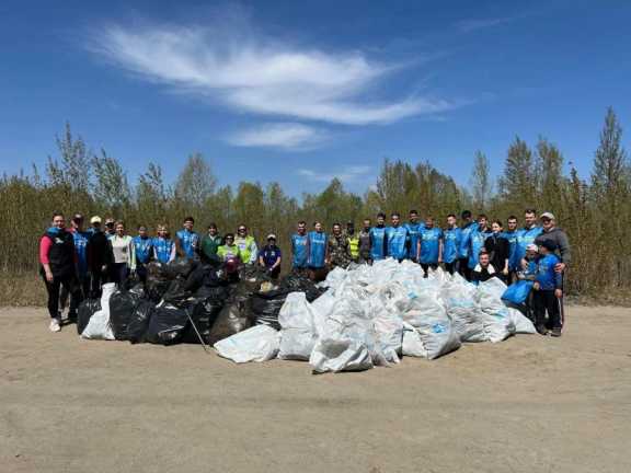 Новосибирские экоактивисты собрали 180 мешков мусора
