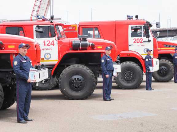 Пожарные Красноярского края получили новую технику