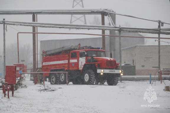 Пожарные и спасатели тушили «пожар» на ТЭЦ в столице Хакасии