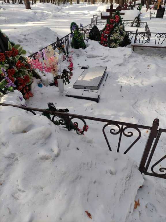 В Лесосибирске задержали предполагаемого могильного вандала