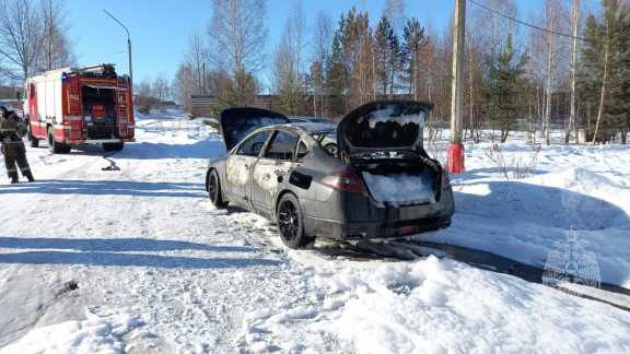 В Красноярском крае вновь горят автомобили