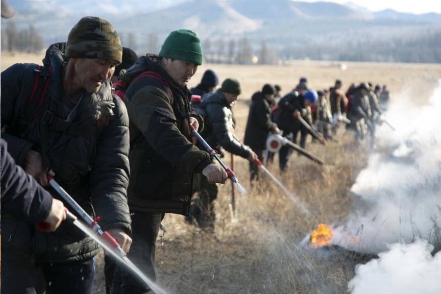 Пожары в туве