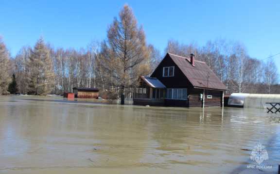 Уровень воды в реке Обь Томской области продолжает подниматься