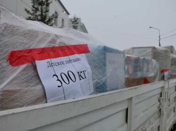 Омская область отправила на Донбасс 20 тонн гуманитарной помощи 