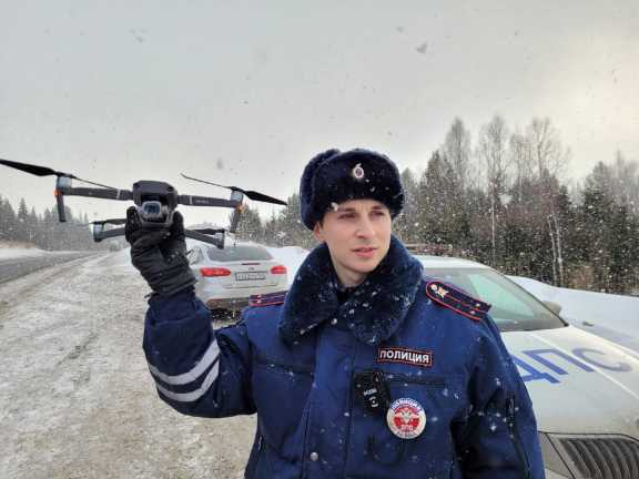 В Красноярском крае нарушения ПДД будут контролировать с помощью дронов